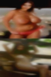 Big black horny woman open