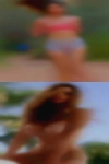 Overweight naked woman